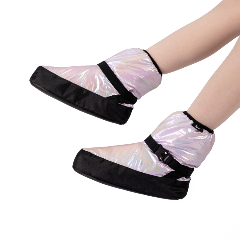 Gymo Dancewear Warm Up Bootie Space Holographic Lilac
