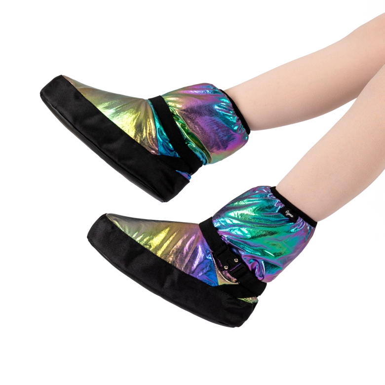 Gymo Dancewear Warm Up Bootie Space Rainbow