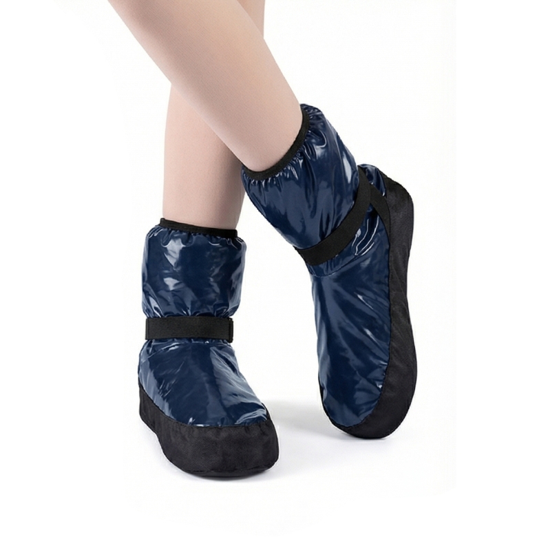 Gymo Dancewear Warm Up Bootie Space Vinyl Blue