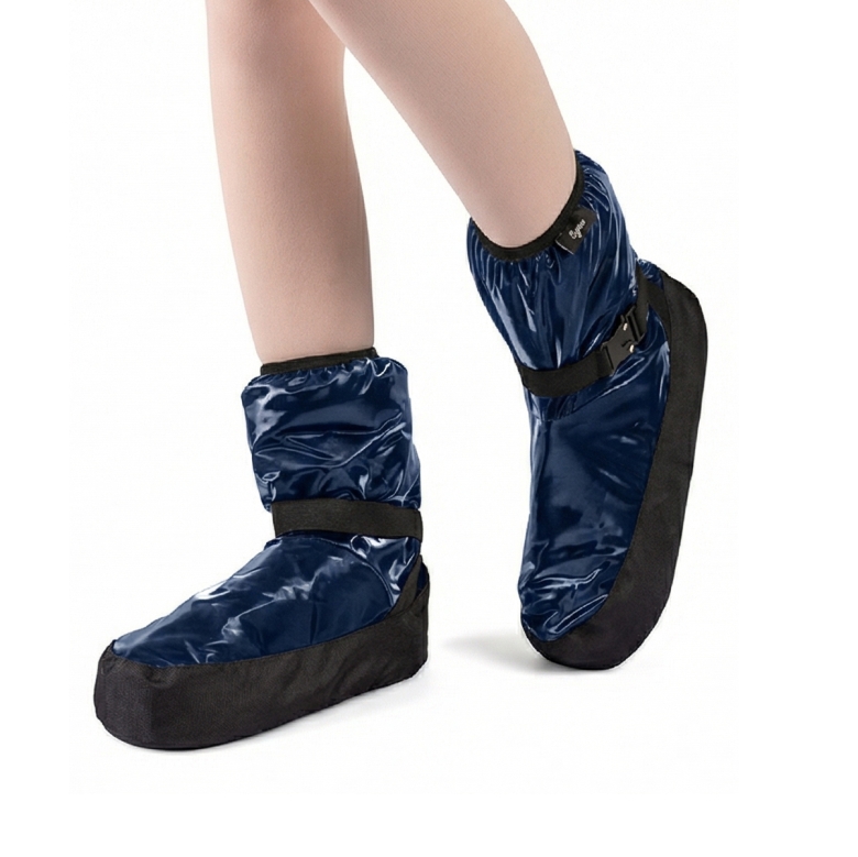 Gymo Dancewear Warm Up Bootie Space Vinyl Blue