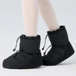 GYMO DANCEWEAR - Gymo Dancewear Warm Up Bootie Star Black