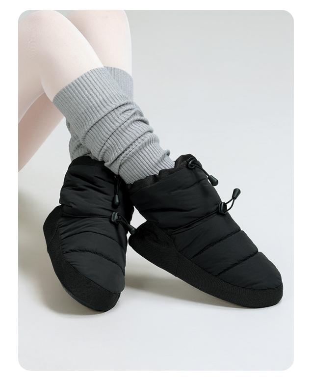 Gymo Dancewear Warm Up Bootie Star Black