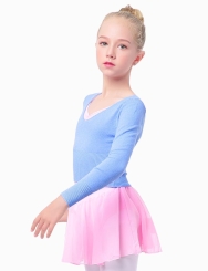  - Gymo Dancewear Warm Up Üst Astra Junior Mavi
