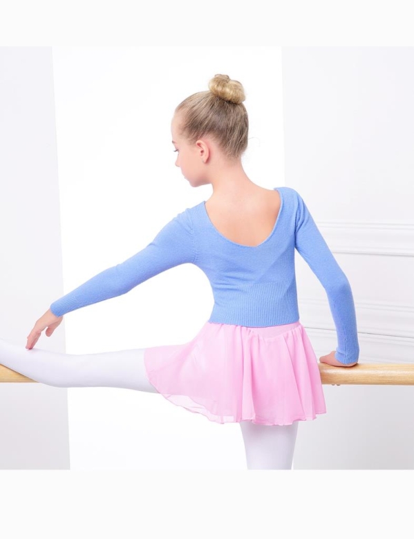 Gymo Dancewear Warm Up Üst Astra Junior Mavi