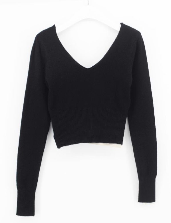 Gymo Dancewear Warm Up Üst Astra Junior Siyah