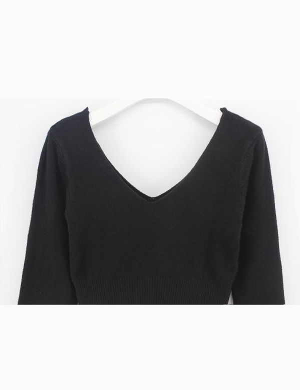 Gymo Dancewear Warm Up Üst Astra Junior Siyah