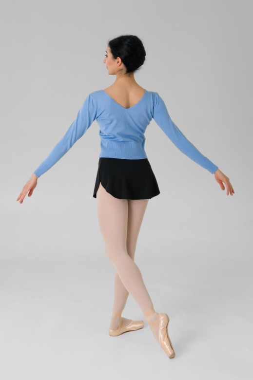 Gymo Dancewear Warm Up Üst Astra Mavi