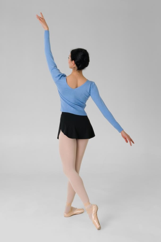 Gymo Dancewear Warm Up Üst Astra Mavi