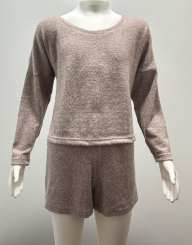 GYMO DANCEWEAR - Gymo Dancewear Warm Up Üst Kahve