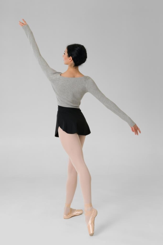 Gymo Dancewear Warm Up Üst Woolie Gri