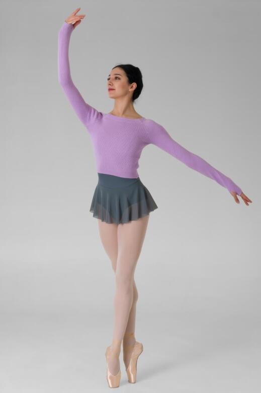 Gymo Dancewear Warm Up Üst Woolie Junior Lila