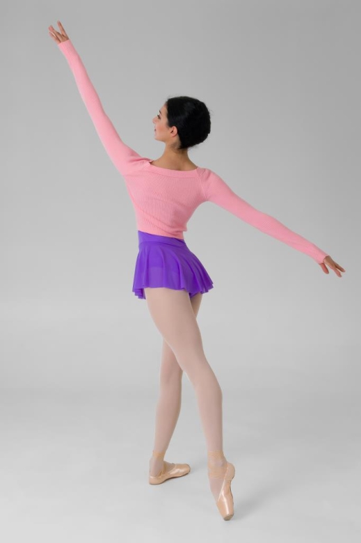 Gymo Dancewear Warm Up Üst Woolie Junior Pembe