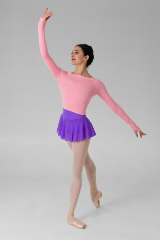Gymo Dancewear Warm Up Üst Woolie Junior Pembe