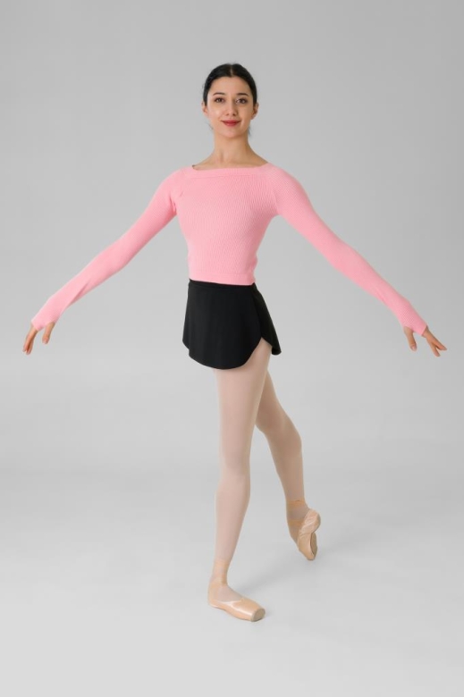 Gymo Dancewear Warm Up Üst Woolie Junior Pembe
