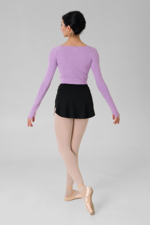 Gymo Dancewear Warm Up Üst Woolie Lila