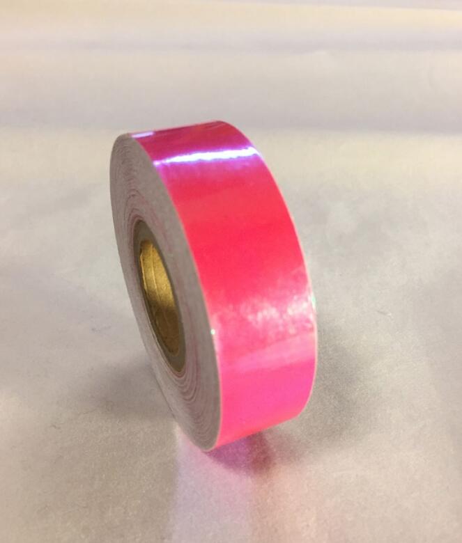 Gymo Decoration Tape Laser Iridescent Dark Pink