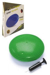  - Gymo Pompalı Denge Yastığı Balance Disk Denge Pedi 33cm Yeşil