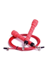 GYMO SPORTS - Gymo Pro Series Kaydırmaz Saplı Egzersiz Antrenman Atlama İpi Kırmızı