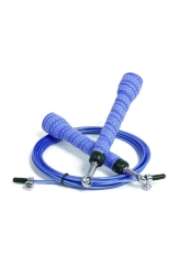 Gymo - Gymo Pro Series Kaydırmaz Saplı Egzersiz Antrenman Atlama İpi Mavi