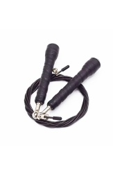 GYMO SPORTS - Gymo Pro Series Kaydırmaz Saplı Egzersiz Antrenman Atlama İpi Siyah