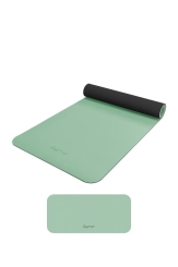 Gymo - Gymo Ekolojik 6mm TPE Yoga Matı Pilates Minderi Diz Dirsek Koruyucu Matlı Set Açık Yeşil