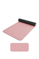 Gymo - Gymo Ekolojik 6mm TPE Yoga Matı Pilates Minderi Diz Dirsek Koruyucu Matlı Set Scarlet