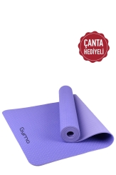  - Gymo Ekolojik 6mm TPE Yoga Matı Pilates Minderi Lila