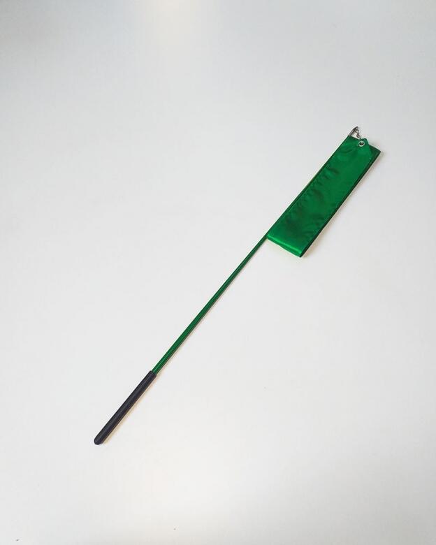 Gymo Gymnastics Ribbon 6m Green (With Stick)