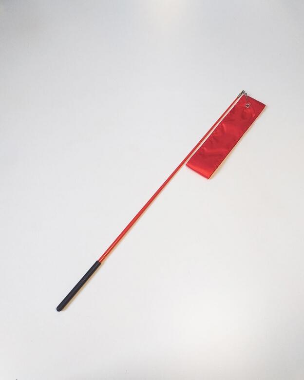 Gymo Gymnastics Ribbon 6m Red (With Stick)