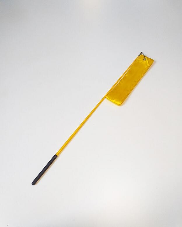 Gymo Gymnastics Ribbon 6m Yellow (With Stick)