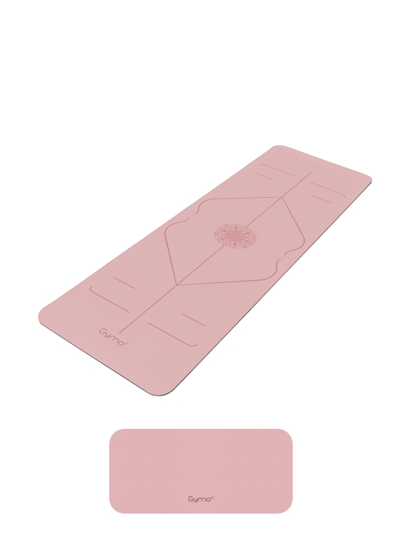 Gymo Hizalamalı 6mm TPE Yoga Matı Pilates Minderi Diz Dirsek Koruyucu Matlı Set Scarlet Gymo Hizalamalı 6mm TPE Yoga Matı Pilates Minderi Diz Dirsek Koruyucu Matlı Set Scarlet