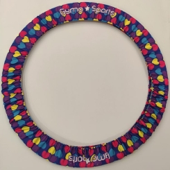 GYMO SPORTS - Gymo Hoop Holder Colour Hearts (Custom Name Printing Option)
