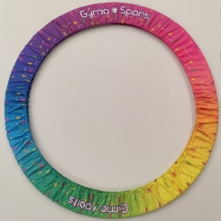 GYMO SPORTS - Gymo Hoop Holder Rainbow With Figures (Custom Name Printing Option)