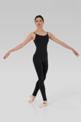  - Gymo Dancewear İnce Askılı Tulum Siyah