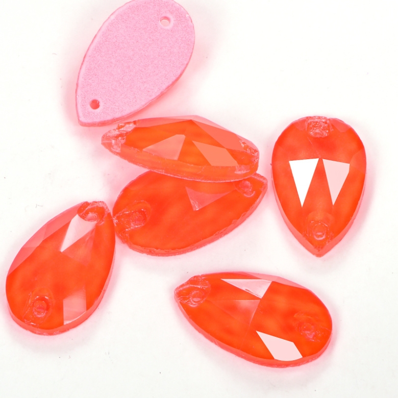 Gymo Premium Dikme Kristal Teardrop 10.5*18mm N07 Hyacinth Neon 28 Ad.