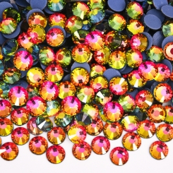Gymo - Gymo Premium Kalite Altı Düz Ütü İle Yapışan (Hotfix) Kristal Taş SS20 (4.6-4.8mm) Rainbow (10 Gross - 1440 Adet)