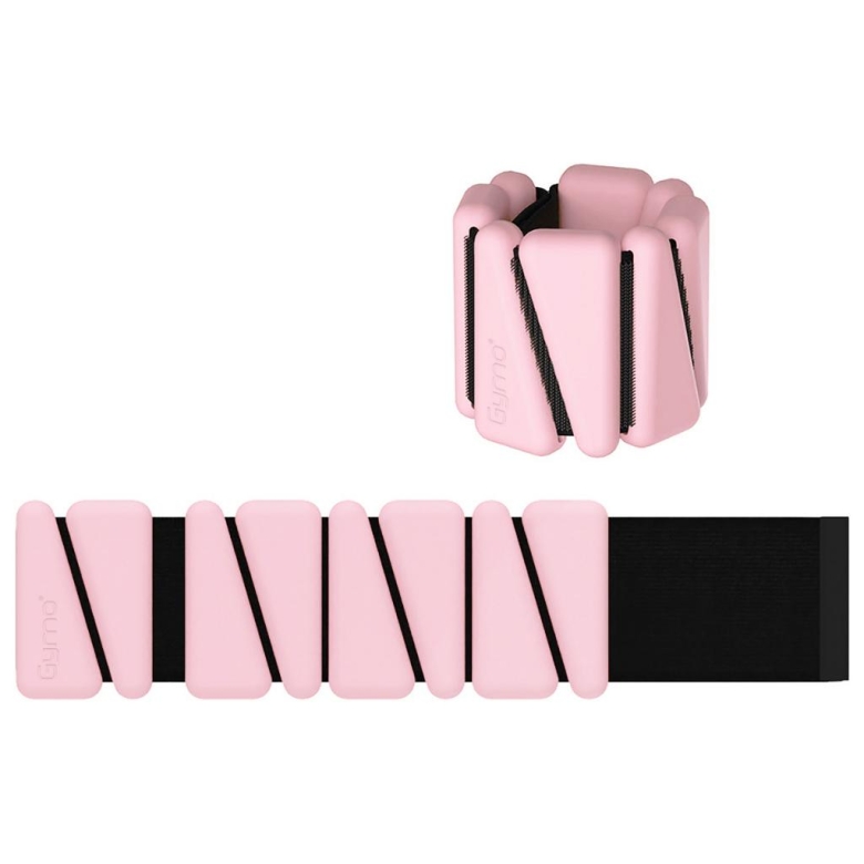 Gymo Pro Series Ayarlanabilir Silikon Bilek Ağırlığı 2x1kg Üçgen Pembe