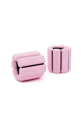 Gymo - Gymo Pro Series Ayarlanabilir Silikon Bilek Ağırlığı 2x500gr Pembe
