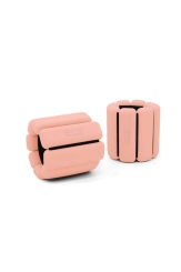 Gymo - Gymo Pro Series Ayarlanabilir Silikon Bilek Ağırlığı 2x500gr Somon