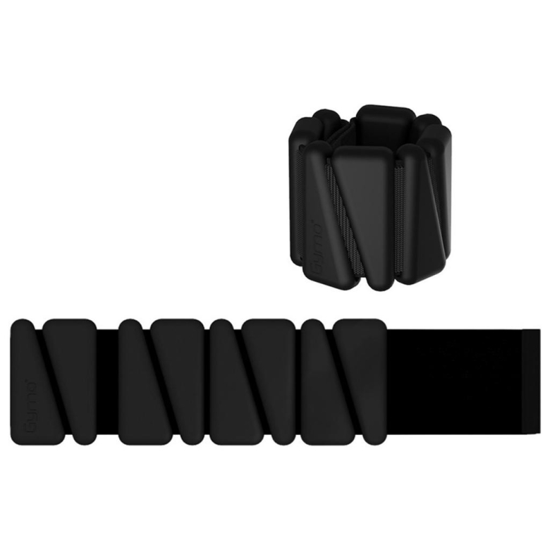 Gymo Pro Series Ayarlanabilir Silikon Bilek Ağırlığı 2x500gr Üçgen Siyah