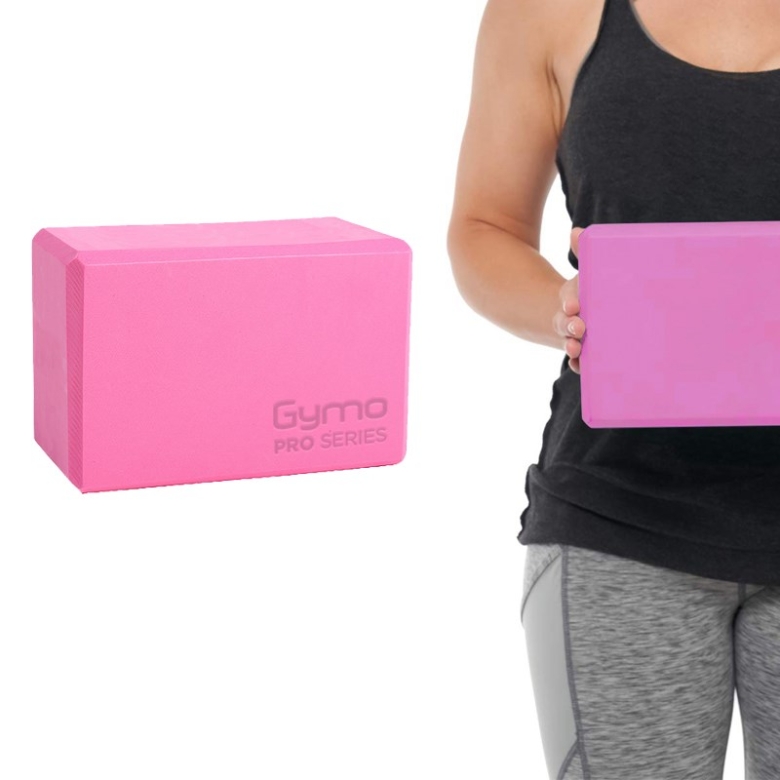 Gymo Pro Series Büyük Boy Yoga Blok Pembe