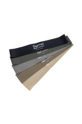 GYMO SPORTS - Gymo Pro Series Çantalı Direnç Bandı Fitness Pilates Esnetme Lastiği 5'li Set Siyah