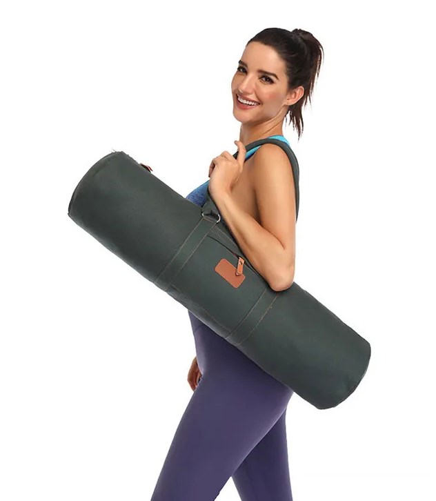 Gymo Pro Series Fermuarlı Yoga Matı Pilates Minderi Çantası Siyah