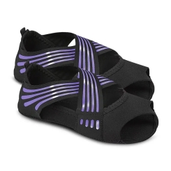 Gymo - Gymo Pro Series Kaydırmaz Tabanlı Yoga Pilates Ayakkabısı Lila