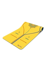 Gymo - Gymo Pro Series® Pu-Rubber Kaydırmaz Kauçuk Yoga Pilates Matı 5mm Yellow