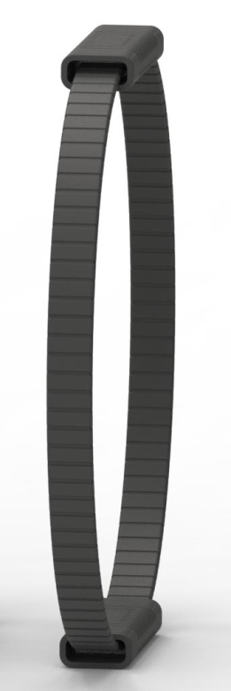 Gymo Pro Series Silikon Pilates Egzersiz Çemberi 34cm Siyah