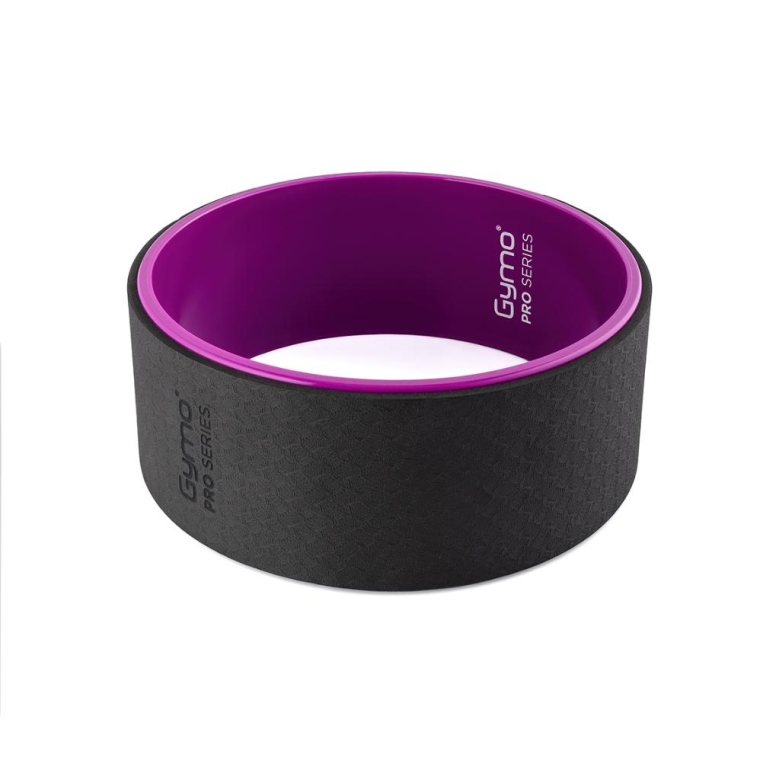 Gymo Pro Series Yoga Pilates Tekerleği Yoga Wheel 33cm Mor x Siyah
