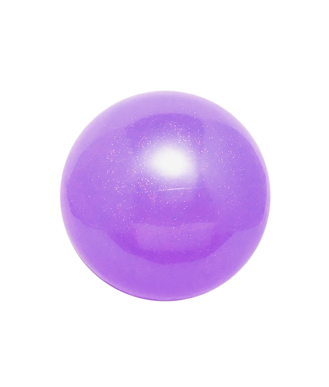 GYMO SPORTS - Gymo Rhythmic Gymnastics Ball 16cm Glitter Lilac