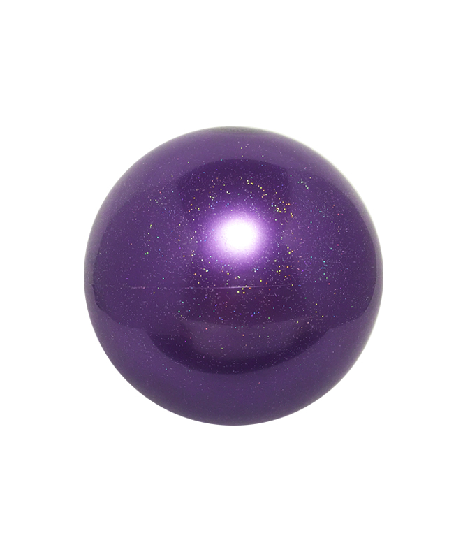 GYMO SPORTS - Gymo Rhythmic Gymnastics Ball 16cm Glitter Violet