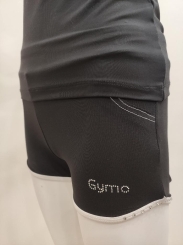 GYMO SPORTS - Gymo Sports Beyaz Biyeli Taşlı Şort